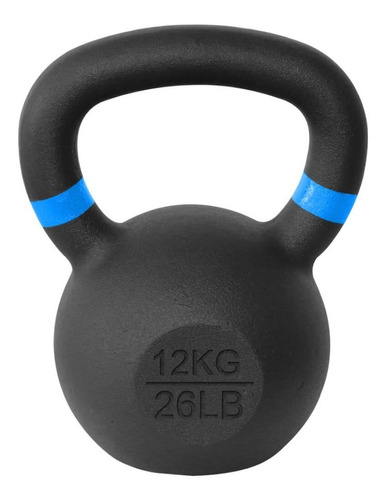 Kettlebell Black Coated 12 Kg