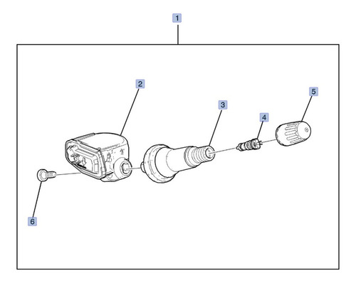 Sensor Presion Aire Rueda Chevrolet Sonic 2019