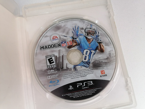 Madden 13 Nfl Ps3 Playstation 3 (Usado)
