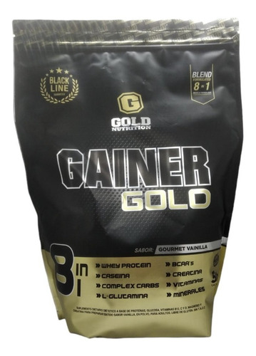 Gainer Gold 8 En 1 X 5 Lbs Ganador De Masa Gold Nutrition