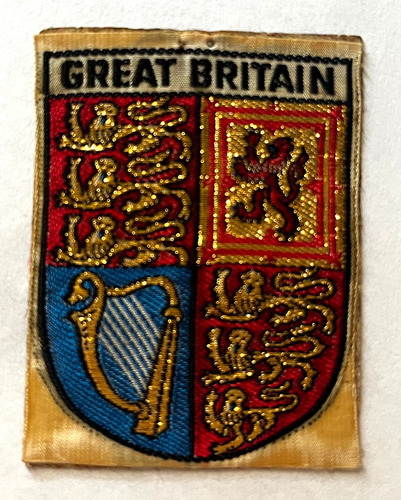 Antiguo Escudo Insignia  Gran Bretaña - Inglaterra -