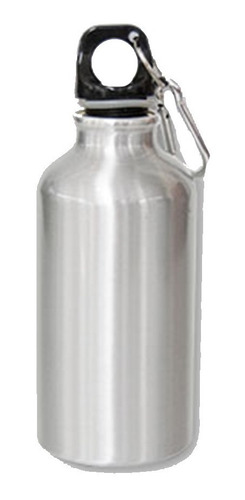 Botella De Aluminio Plata Para Sublimar De 400ml Caja 60pz
