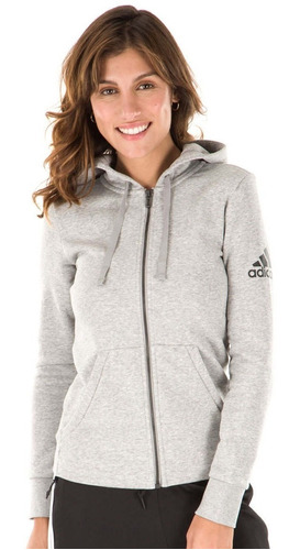 Campera Canguro adidas Essentials Solid De Dama Running