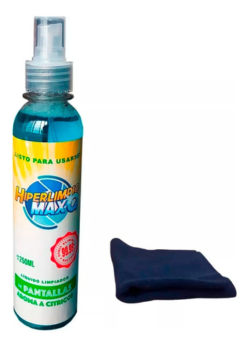 Limpiador De Pantallas Hiperlimpio Max Q 250ml