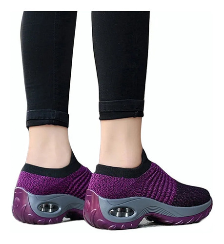 Zapatillas De Tenis De Malla Transpirables Cómodas Para Muje