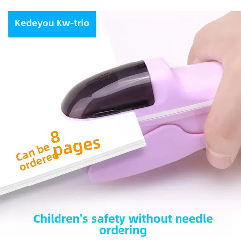 Purple - Kedeo Kw-trio Staple-free Stapler No Needle Staple