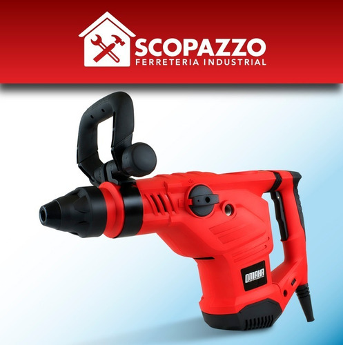 Imagen 3 de 8 de Rotomartillo Taladro Percutor 1600w 25j 50mm Omaha Rm-50 Max