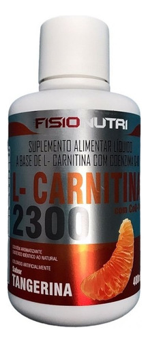 L-carnitina Com Coq-10 (480ml) - Sabor: Tangerina Tangerina