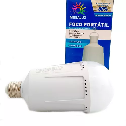 Foco portátil y de soquet 15 W emergencia Mod EM02W15