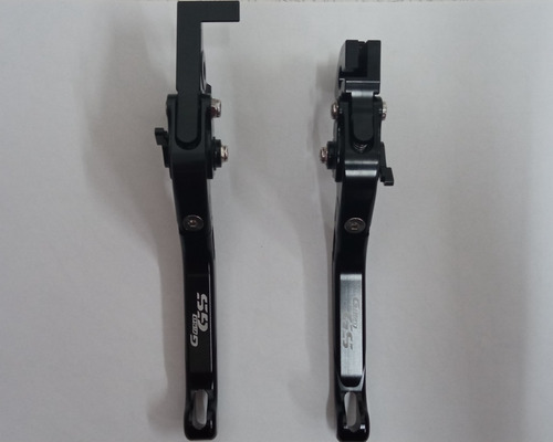 Imagen 2 de 5 de Kit Palancas Bmw G650 Gs Abatibles Extensibles Ajust Negro