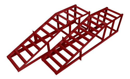 Par De Rampas Rojas Para Autos 2.5ton Rpa-02r Cosmo Tools