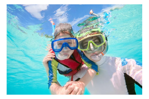 2 Lentes Buceo Mascara Niño Snorkel Nadar Piscina Playa