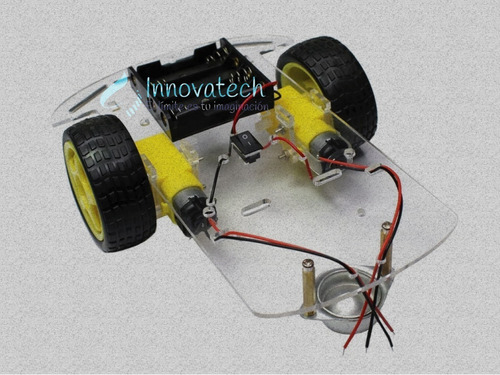 Kit Chasis Robotica 2wd 3 Ruedas Innovatech