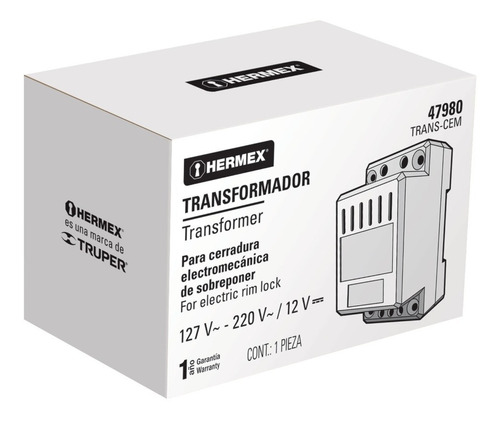 Transformador 12v Para Cerradura Chapa Electromecánica