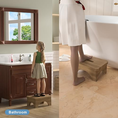 Taburete De Madera Para Adultos Y Niños, Resistente, Máximo