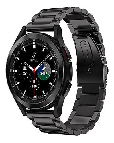 Malla De Metal Inoxidable Samsung Watch 4 40mm 44mm Negro