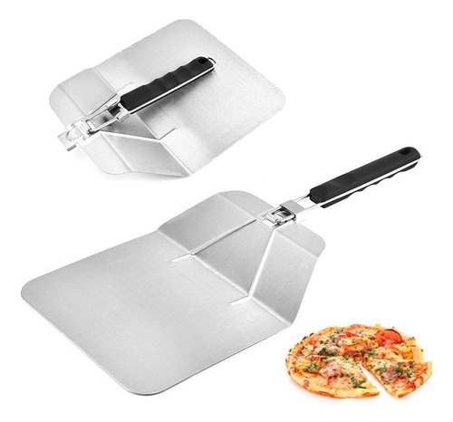 Pala Para Hornear Pizza Cake Lifter Con Mango Plegable