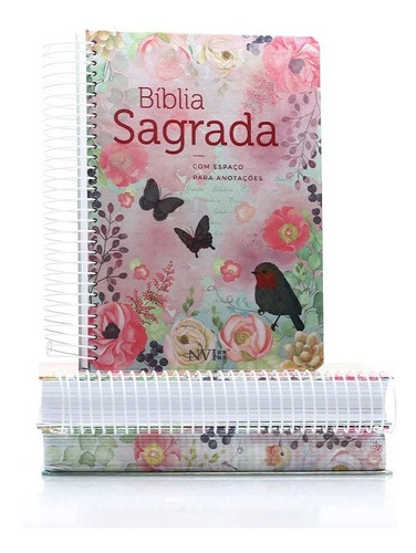 Bíblia Sagrada Anote Espiral Clássica Virtuosa Feminina