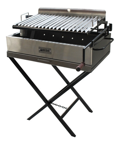 Grillstore - Parrilla Argentina Mediana Acero Mixta Plegable