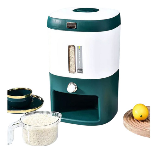 Expendedor De Cereal 10 Kg Tono Verde Y+post-it Adhesivos