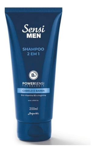 Shampoo Masculino Sensi Men 2 Em 1 Cabelo E Barba Jequiti