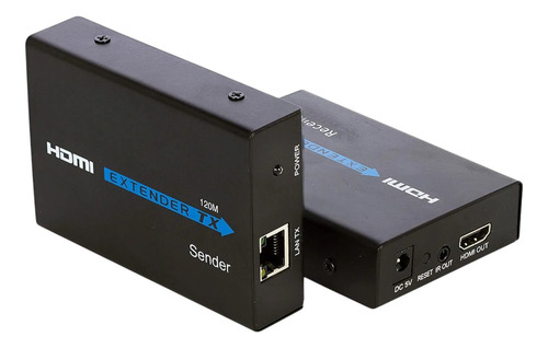 Kit Com 3 Extender Hdmi Tx/rx - 120 Metros Via Cabo De Rede
