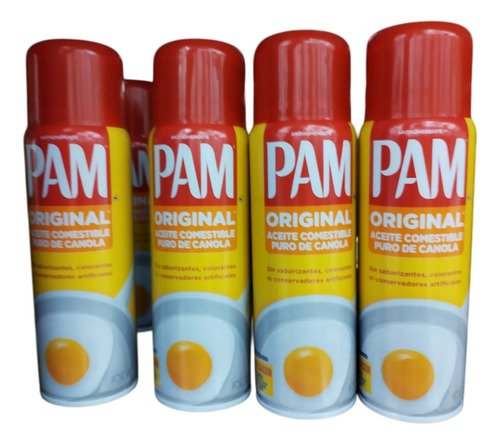 Pam Spray De Cocina Antiadherente Original Pack 3