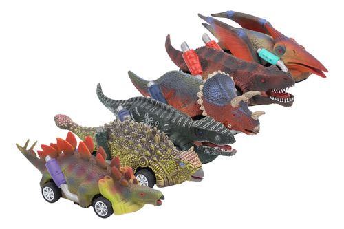 Modelo De Dinosaurio Toy Retroceso De Juguete Vehículo De