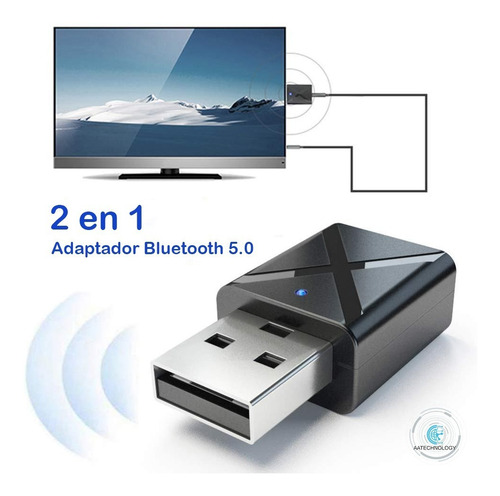 Imagen 3 de 6 de Receptor Bluetooth Usb 5.0 Carro, Equipo De Sonido, Tv.