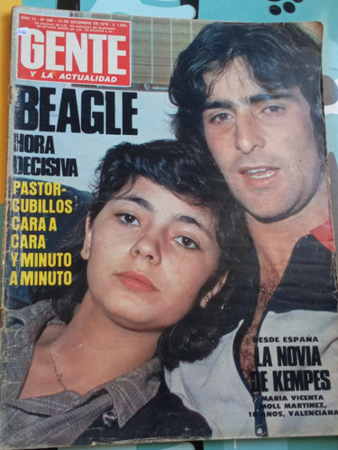 Revista Gente Pumas Beagle  Galindez Reutemann14 12 1978