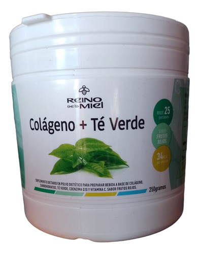 Colágeno Hidrolizado+ Te Verde Control De Peso! En Polvo 