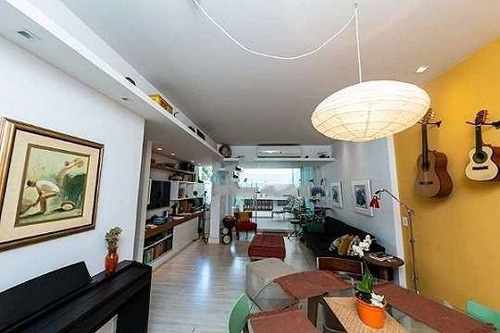 Imagem 2 de 25 de Apartamento Tipo Casa Leblon 125m² + Área Externa! - 11113