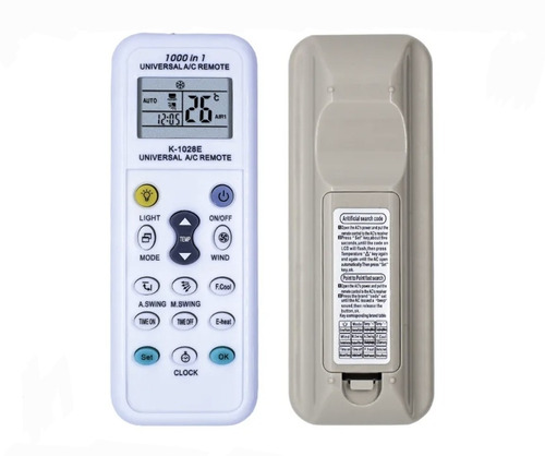 Kit 2 Controle Remoto Universal Ar Condicionado Todo Modelo