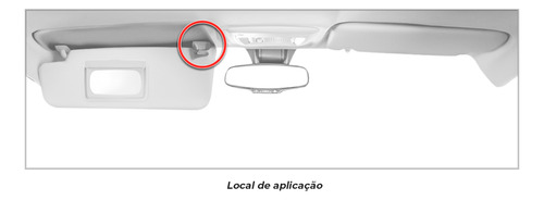 Presilha Gancho Suporte Quebra Sol Gol G5 G6 G7 Sav Voyage