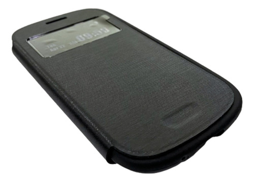 Funda Flip Cover Para Samsung Galaxy S4 Negro E/g