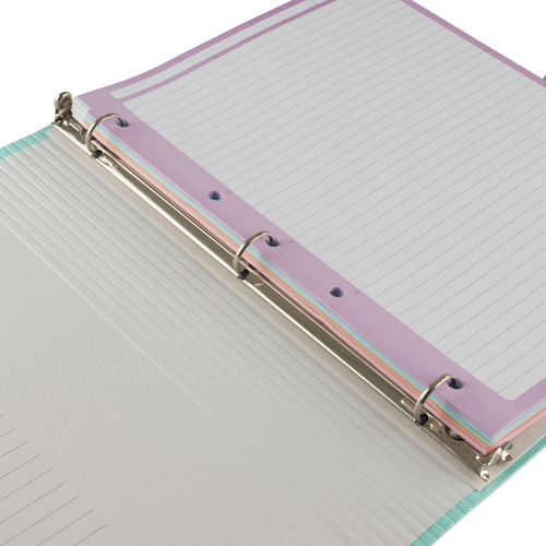 Carpeta Printaform Pastel Universitaria, 3/4'' Con 100 Hojas Aqua