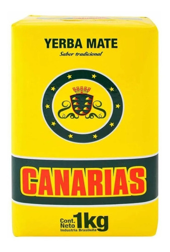 Yerba Canarias Para Mate Sabor Tradicional 1 Kg Original