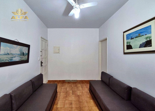Imagem 4 de 13 de Apartamento A 2 Quadras De Distância Da Praia Das Astúrias Ou Tombo À Venda, 1 Dormitório, 1 Vaga, 50m De Área Útil, Guarujá. - Ap1092