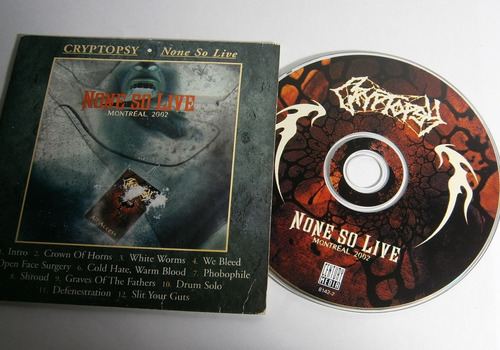 Cryptopsy - None So Live ( C D Promo U S A) (Usado)