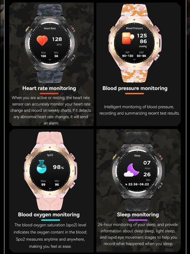 Nuevo Reloj Inteligente De Voz Con Ia Para Exteriores Gps Mo