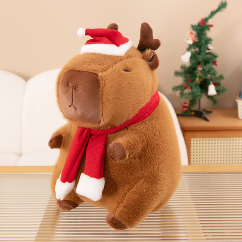 Peluche De Juguete Capivara Filó Regalo De Navidad 30 Cm A