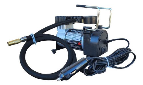 Imagen 8 de 10 de Compresor Aire 1 Piston Cilindro 12v Metal Auto Bici Bolso