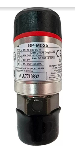 Sensor Keyence De Presión Gp-m025 (Usado)