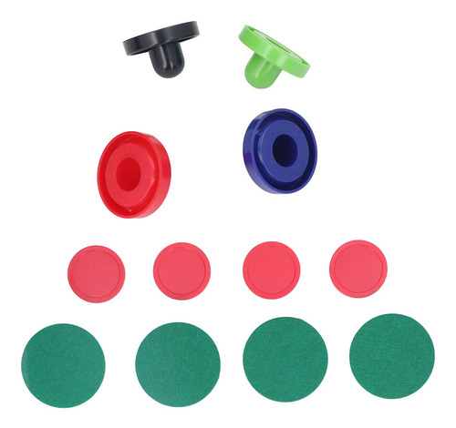 Juego De 12 Pulsadores Air Hockeys Para Accesorios De Mesa D