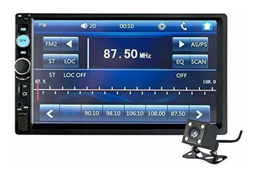 Reproductor Carro 7puLG Doble Din Pantalla Táctil Mp3 Mp5