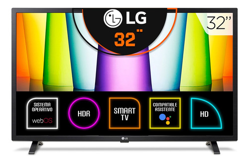 Imagen 2 de 6 de Televisor LG Lq630b 32'' Smart Tv Ai Thinq Hd Wifi Bluetooth
