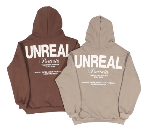 Buzo Unreal Friza Unisex Oversize Premium Moda