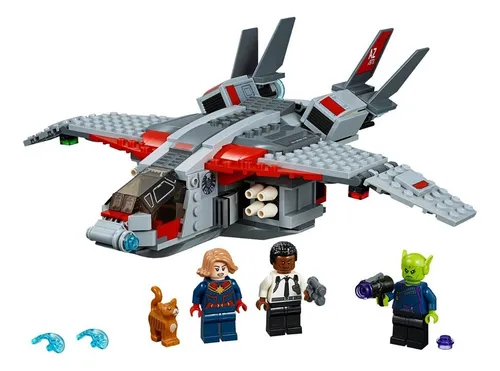 Lego Marvel 76127 Capitana Marvel Y Skrull Attack Original