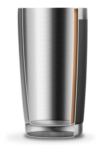 Vaso térmico Waterdog Borda color gris 500mL