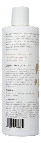 Purezero Set ChampĂș Y Acondicionador Leche De Coco 20 Oz